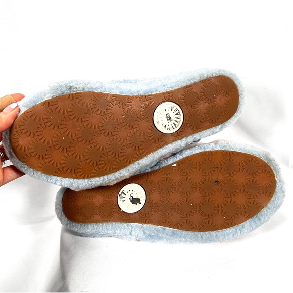 UGG Fluff Yeah Slide Rainbow Shearling Sandals Pastel Cozycore Size 9 - Picture 10 of 10